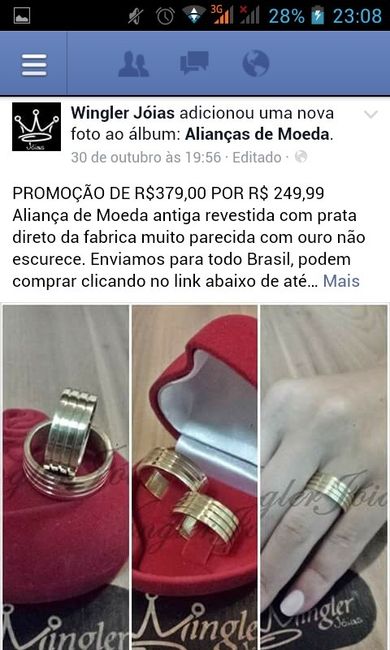 Aliança de moeda!!! - 1