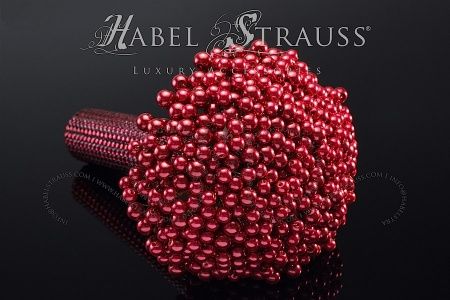 Bouquet de pérolas vermelho