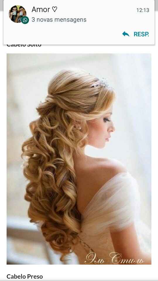 Penteado solto para noivas! - inspirações - 5