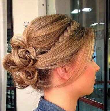 Penteado tipo coque (de lado sem marca a testa) - 3