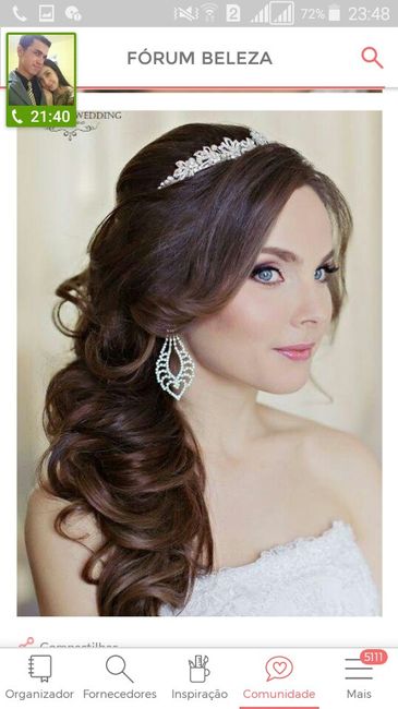 Penteado solto para noivas! - inspirações - 1