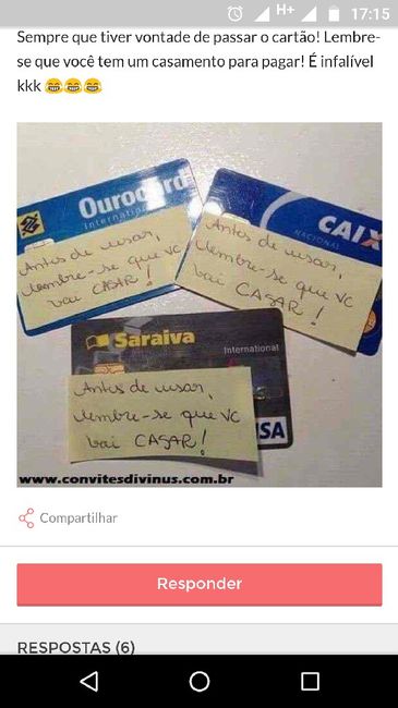 Seu meme de casamento é... - 2