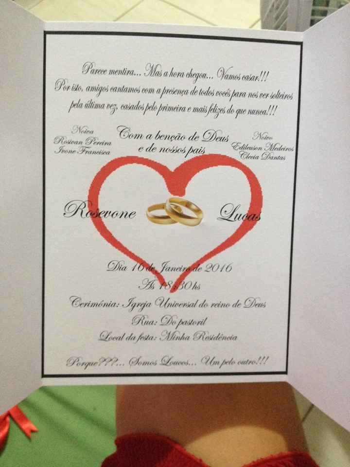Meu convite - 2