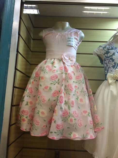 Vestido de daminha rosa - 2