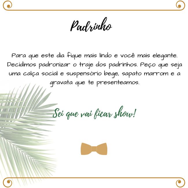 Manuais Madrinhas e Padrinhos. 4