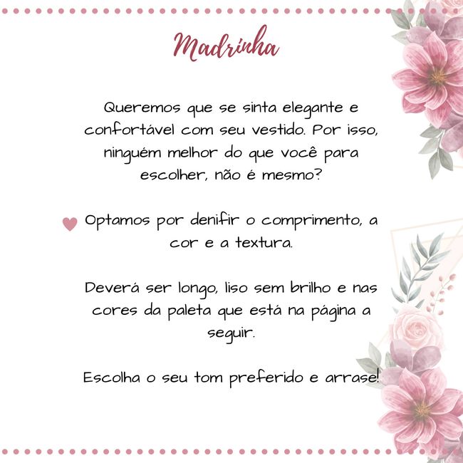 Manuais Madrinhas e Padrinhos. 11