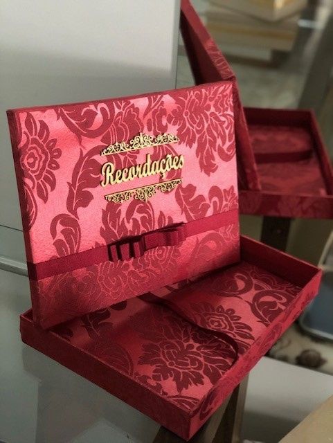 Compartilhando ideias, caixas mdf revestida em linho cru 1