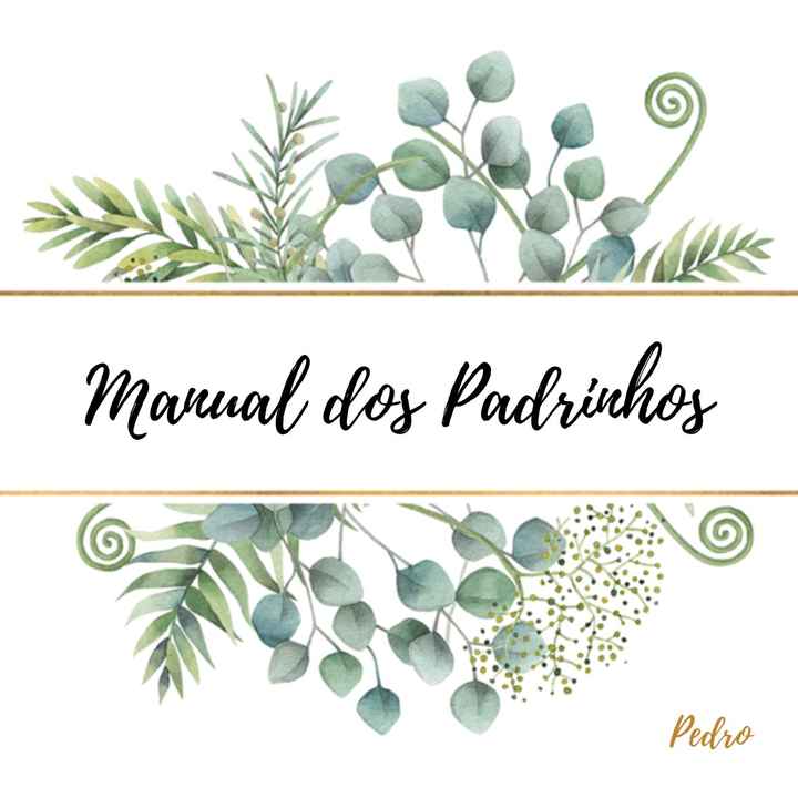 Manuais Madrinhas e Padrinhos. - 1