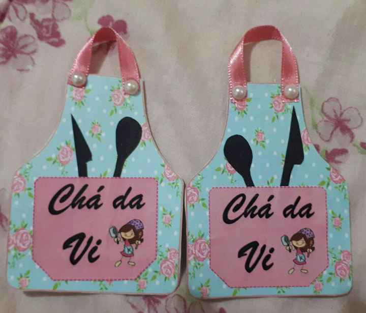 Convites para o chá de cozinha - 1