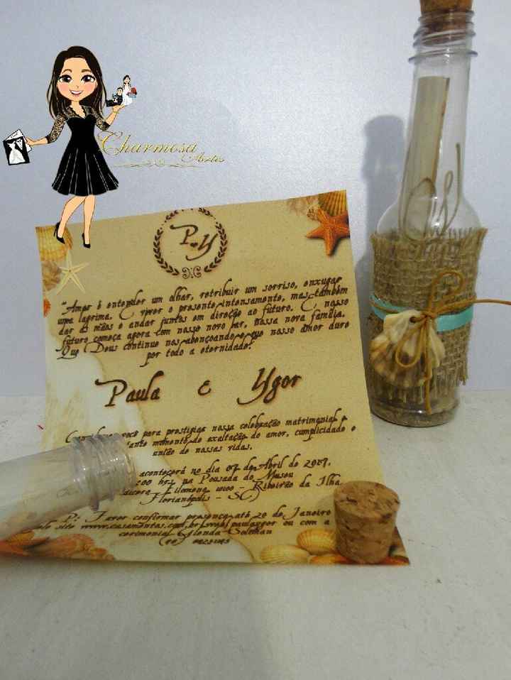 Meu convite de casamento - 1
