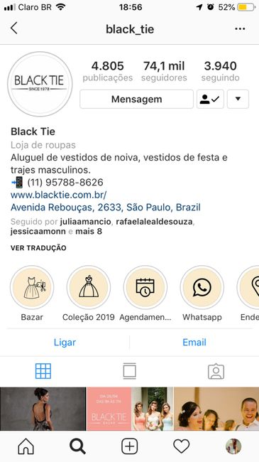 Loja de Vestido de Noiva  Black Tie [minha experiência] - 1