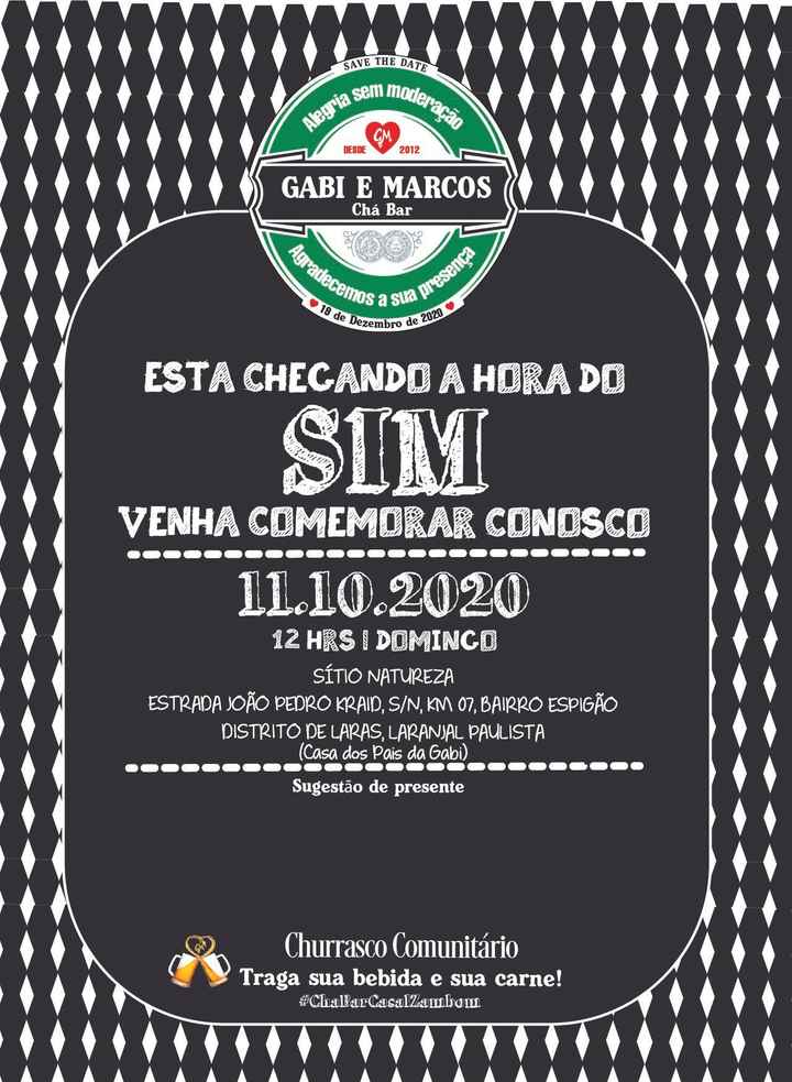 e o Chá Bar ? vocês fizeram? - 1