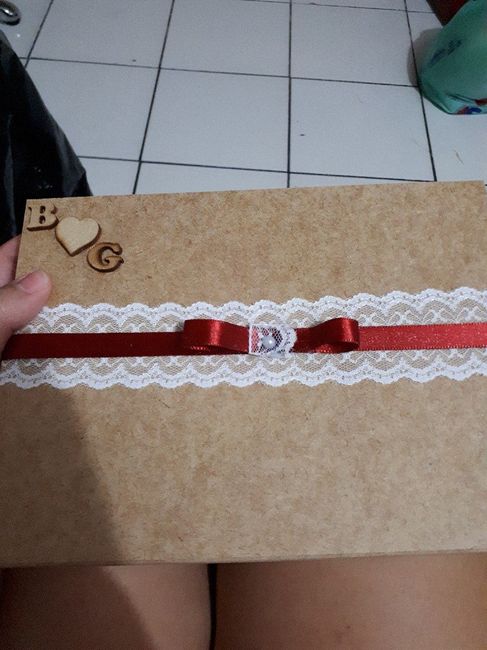 Nossas caixinhas de padrinhos ficaram prontas ❤ - 3