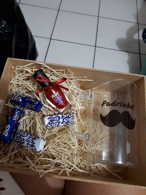 Nossas caixinhas de padrinhos ficaram prontas ❤ - 2
