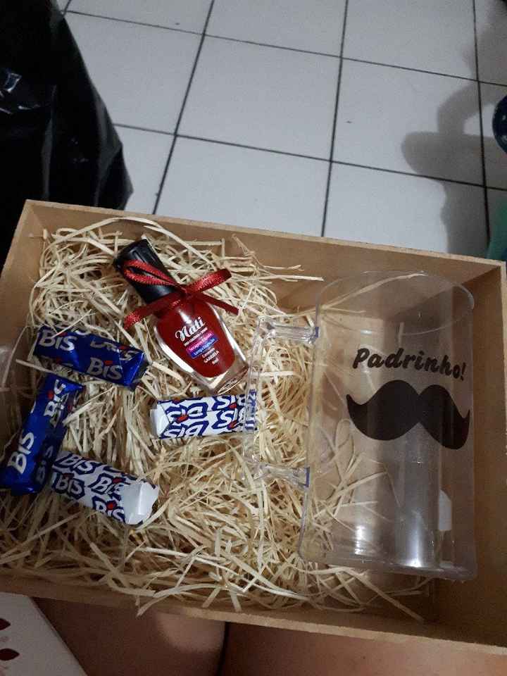 Nossas caixinhas de padrinhos ficaram prontas ❤ - 2