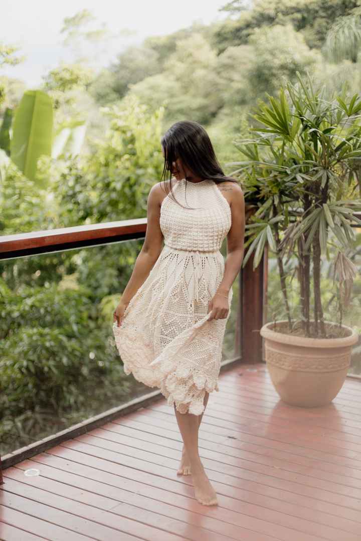 Vestido feito a mão para o Pré Wedding - 2