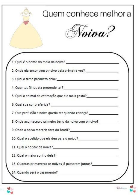 Brincadeiras para chá de lingerie ♡ 15