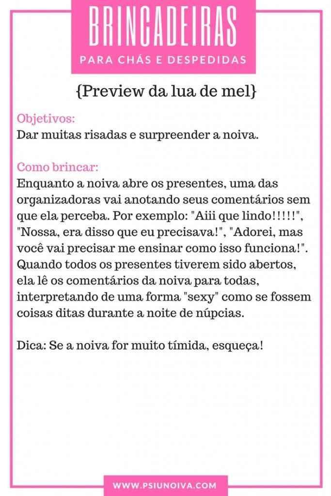 Brincadeiras para chá de lingerie ♡ - 2