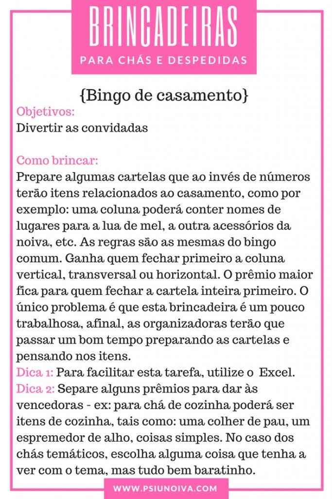 Brincadeiras para chá de lingerie ♡ - 7