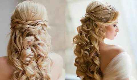 Noivas com cabelo preso e semi solto - 12