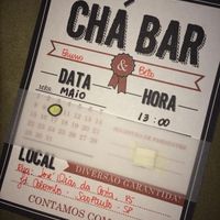 Convite do Chá Bar