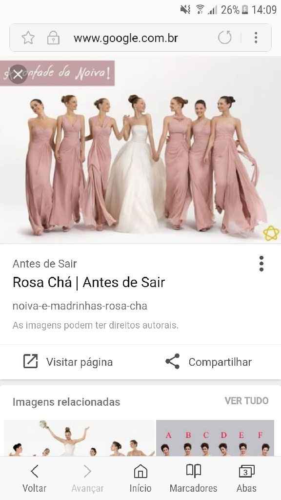Cor das madrinhas - 1
