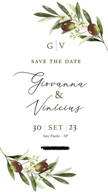 Seu Save The Date para o mundo ver! 8