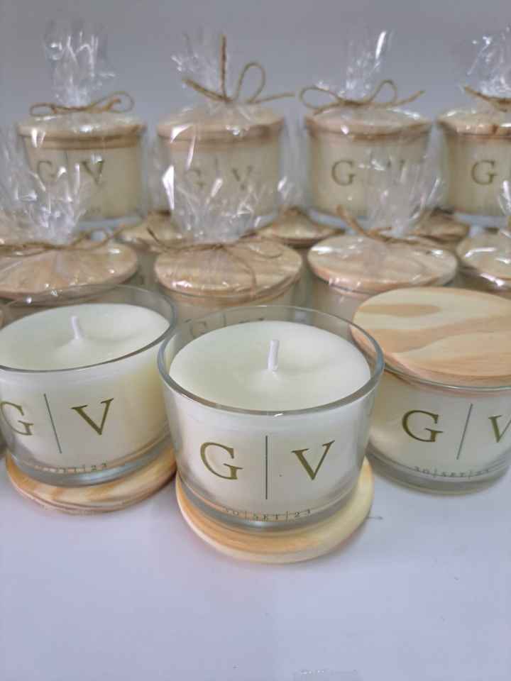 Lembrancinhas - Velas aromáticas - 1