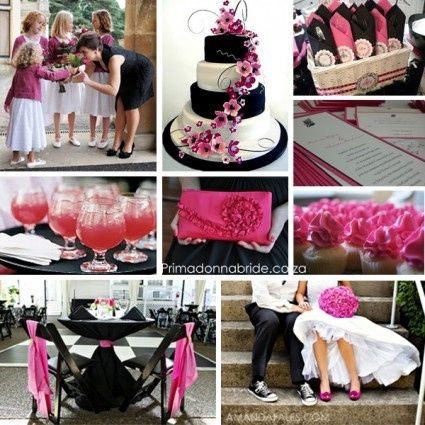 Decoração Pink e Preto