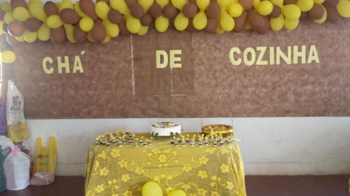 chá de panela da minha amiga
