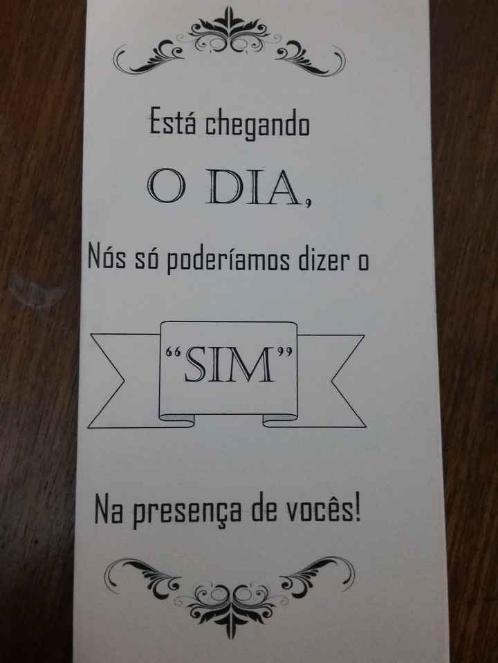 Frente do convite