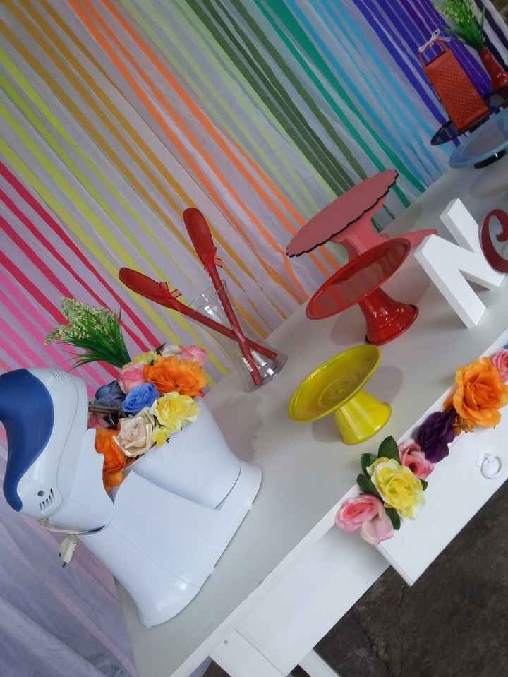 Mesa da decoração