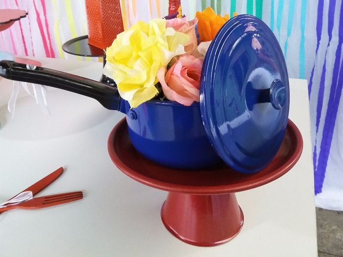 Panelinha com flores