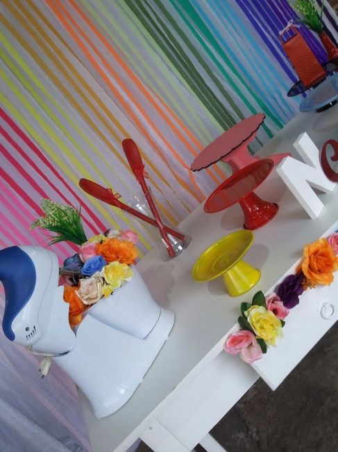 Mesa da decoração