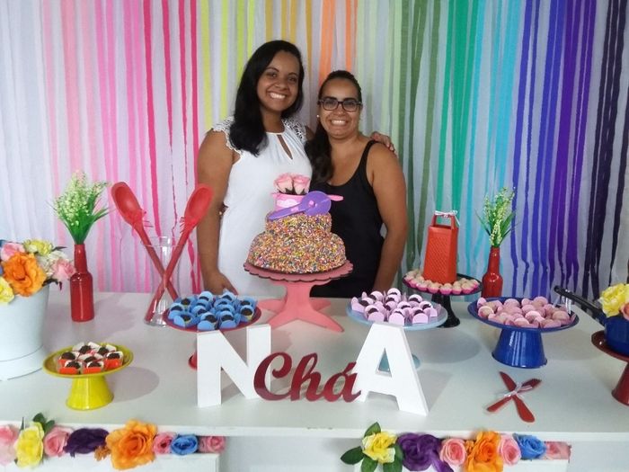 Minha tia/madrinha que decorou