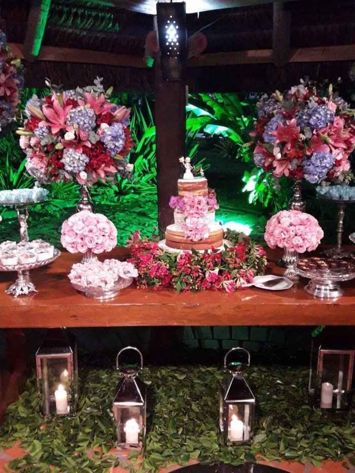 Mesa do bolo