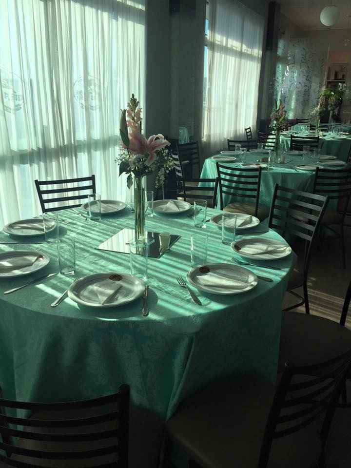 Foto da mesa na churrascaria (outro evento)