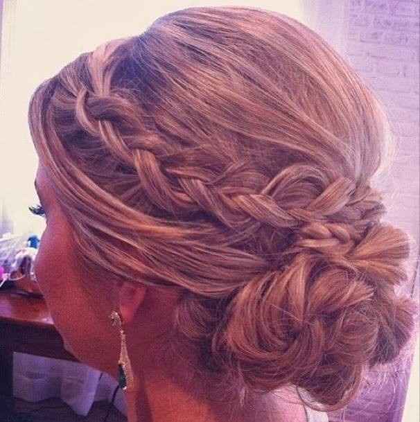 penteado romântico