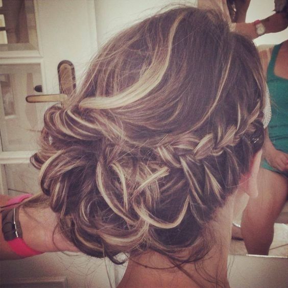 penteado romântico