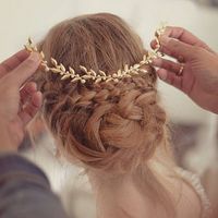 penteado romântico