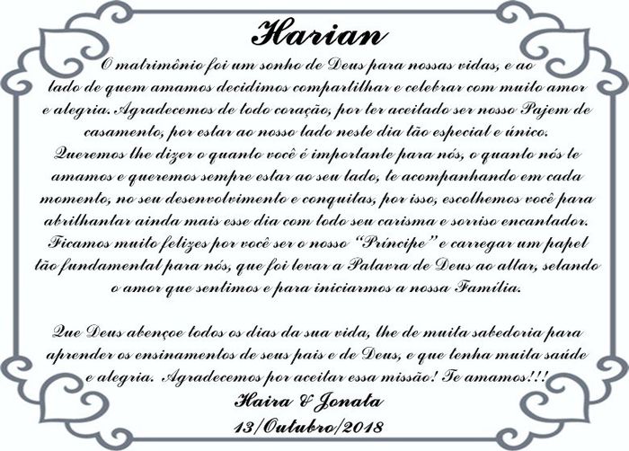Pajem da Bíblia (meu irmão adolescente)