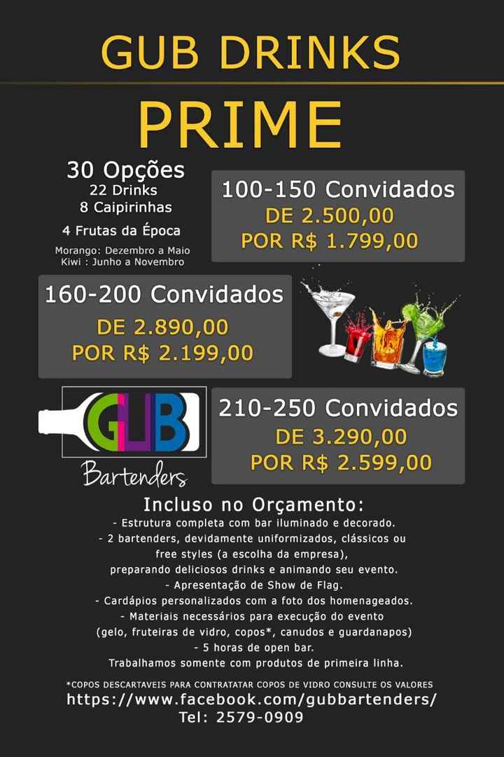 Fechamos com esse, e ganhos um grande desconto ficando por 1500 a festa inteira.