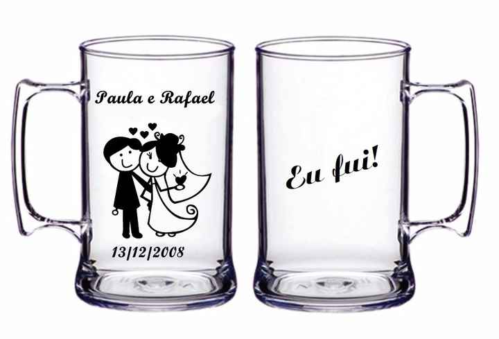 Caneca para os padrinhos