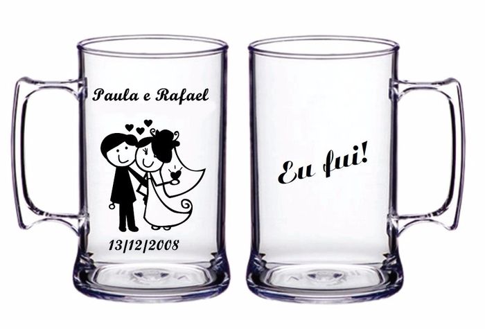 Caneca para os padrinhos