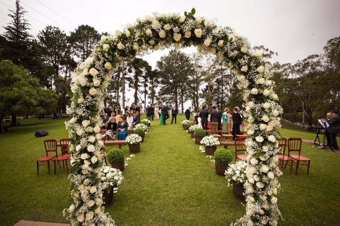 Arco de flores