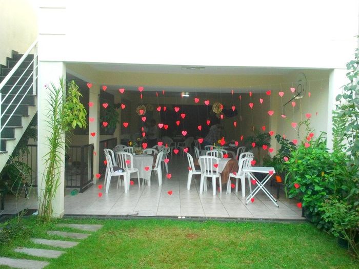 Noivado - Salão Decorado