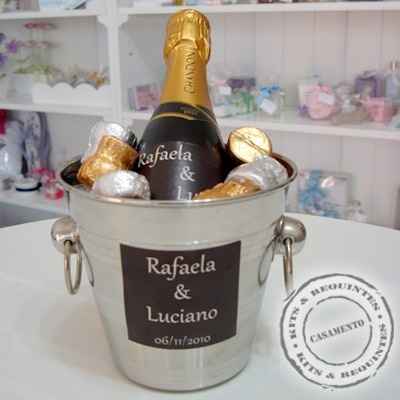 Balde de Champanhe Personalizado