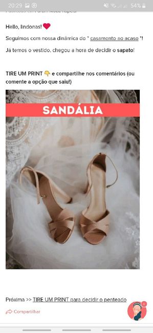 TIRE UM PRINT para decidir o sapato - 1