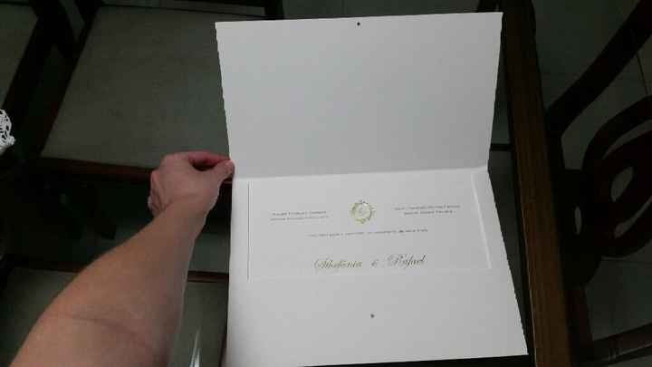 Venham ver meu convite. - 2