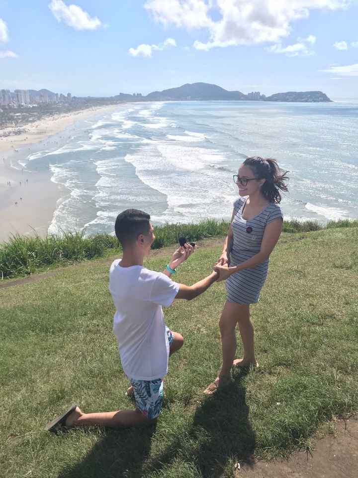Como foi feito o pedido de casamento? - 1